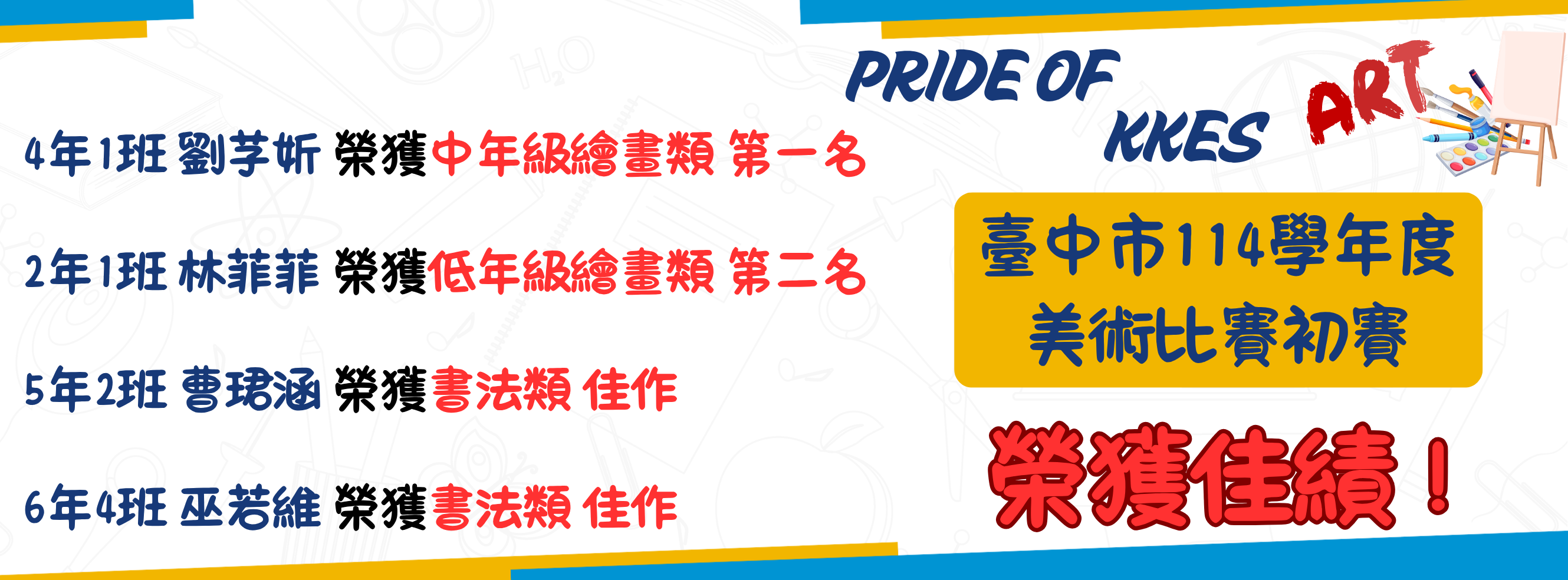 114台中市美術比賽初賽